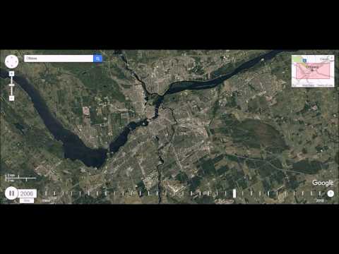 Ottawa, Canada - Urban Sprawl Time Lapse