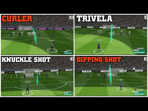 6 Types Of Free Kicks You're Missing In Pes 2022 Mobile | Knuckle Shot, Dipping Shot |