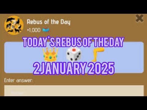 REBUS OF THE DAY 2 JANUARy #rebusoftheday #nodepayvouchercode #nodepayairdrop #rebus#riddleoftheday