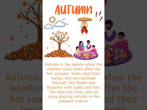 What happens in Every Season: Spring, Summer, Autumn and Winter? #seasons#kidslearning