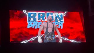 Bron Breakker Entrance Live at the WWE Holiday Tour 2024 at PPG Paints Arena in Pittsburgh PA