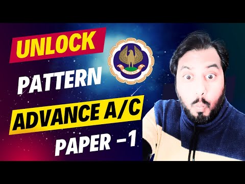 |Unlock Pattern ICAI Advance Account Paper CA Inter Sep 24 Exam| Paper Will Like This|