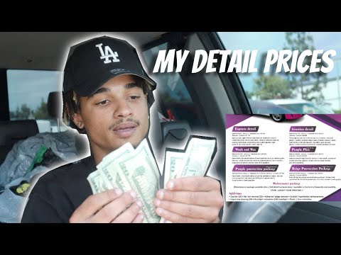 The Pricing & Services I Offer For My Detail Business - Purple Reign Mobile