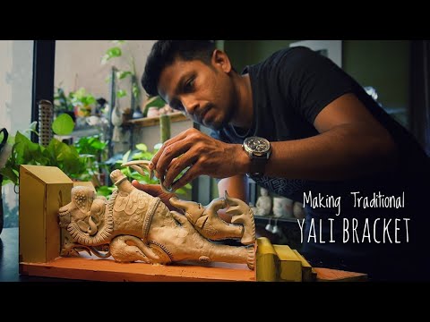 How to Make Traditional Yali Bracket using Cardboard and Clay #thekraftco