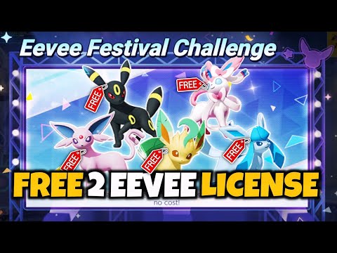 Claim your 2 Eevee Permanent License FREE & other Gifts - Pokémon Unite