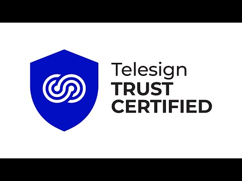 Introducing the Telesign Trust Certified Badge