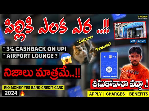 🔥Yes bank Rupay Credit card | Rio Money Yes bank Credit card | Best Rupay Credit Card