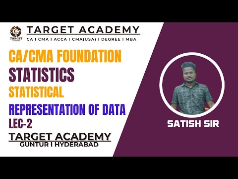 2.CA_CMA_FOUNDATION_STATISTICS_Statistical_Representation_of_Data_LEC-2_BY_SATISH_SIR #ca #cma