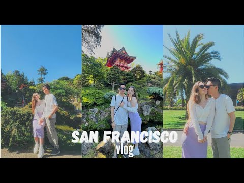 eng sub. [amwf] San Francisco ep. 4 VLOG Japanese garden | International couple #sanfrancisco #amwf