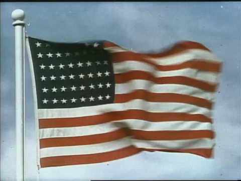 Movie Trailers (American Flag and National Anthem [color]) (1953)