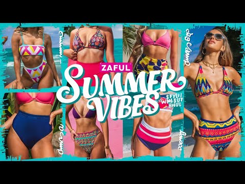 Zaful SwimSuit Haul 2024   Size Medium & 1X   Endlessbeauty