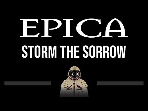 Epica • Storm The Sorrow (CC) (Upgraded Video) 🎤 [Karaoke] [Instrumental Lyrics]