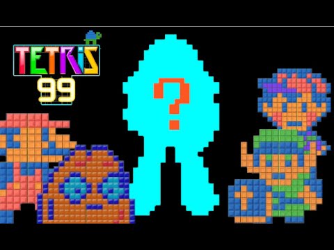 Drawing Samus on Tetris 99