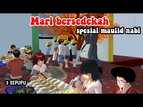 Mari bersedekah || 3 SEPUPU || DRAMA SAKURA SCHOOL SIMULATOR