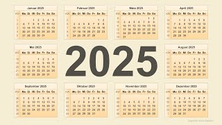 Kalender 2025