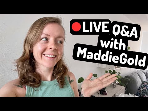 First-Ever 🔴Live Q&A with MaddieGold!