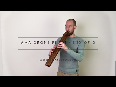 AMA Bass Drone Flute - key of D / Bass Double Flute low D