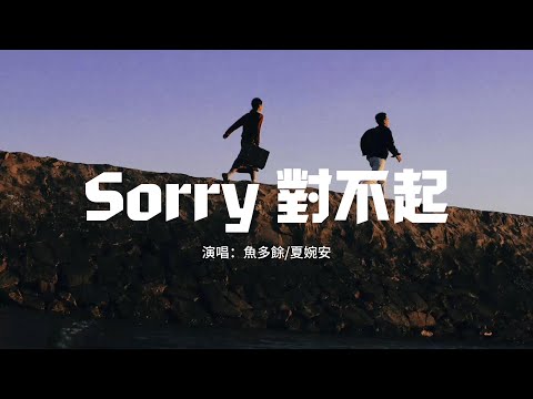 魚多餘/夏婉安 - Sorry 對不起『你從我的世界抽離，放不下的記憶，你的每一句話語 都顯得太過肯定，可是怎麼騙自己。』【動態歌詞MV】