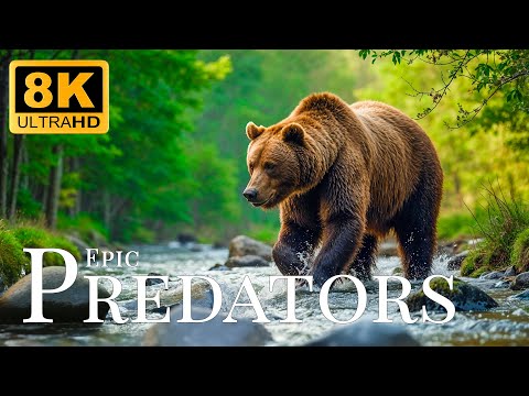 Epic Predators 8K ULTRA HD🐾Hunting Scenes With Inspiring Music