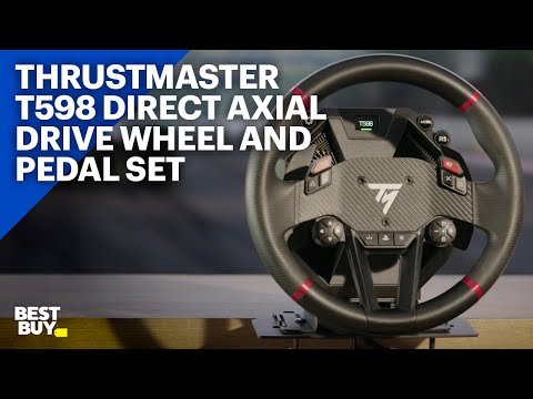 Racing feels real with the Thrustmaster T598 Racing Wheel and Pedal Set