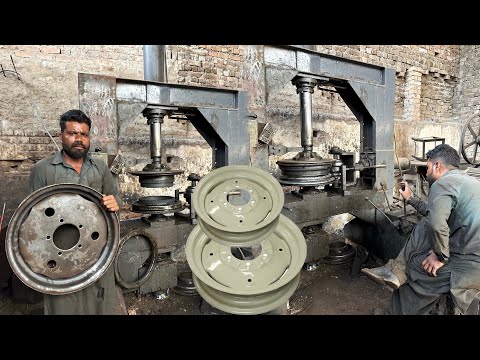 Manufacturing Process of Iron Wheel Rim|| Production process of Iron Wheel Rim