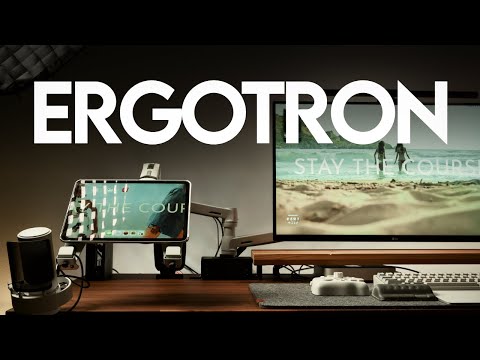 How to use your iPad PC more comfortably with two Ergotrons.