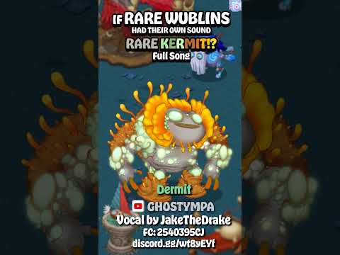 If RARE DERMIT had their OWN SOUND (Wublin Island) [My Singing Monsters] #shorts #animation