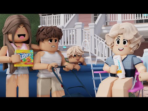 FAMILY SUMMER DAY ROUTINE **BEACH HOUSE!** | #roblox #bloxburg #roleplay