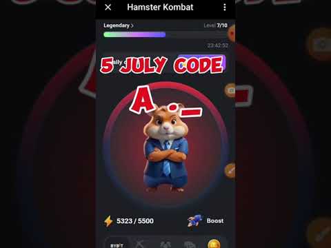 5 July daily cipher code hamster kombat #ciphercodes #hamsters #morsecode