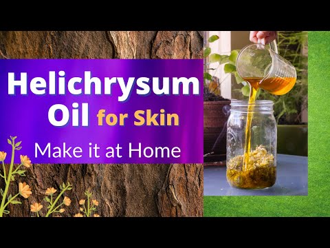 Helichrysum Oil for skin - How to make it at Home