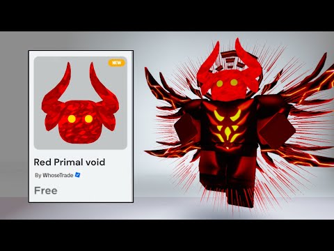 28 RED FREE UGC AND FREE ITEMS ON ROBLOX