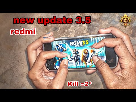 bgmi new update 3.5 gameplay  । redmi note 8 pro bgmi test  ।bgmi mi note 8 pro sensitivity