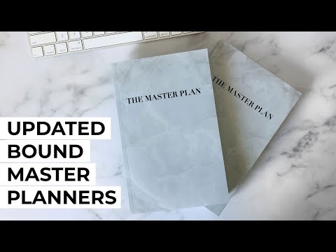 NEW UPDATED BOUND MASTER PLANNERS ARE HERE!