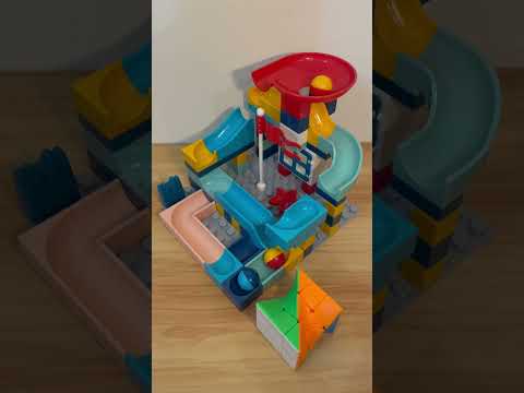 Marble Run ASMR 🔴🟡🔵 895  Satisfying Building Blocks #marblerun #marblerace #asmr