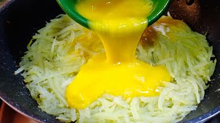 10 Minutes Recipe – Quick & Easy Breakfast Recipe Potato Omelette