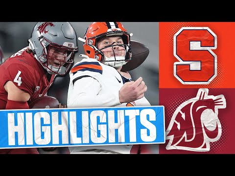 No. 21 Syracuse Orange vs. Washington State Cougars Holiday Bowl Highlights | FOX College Football