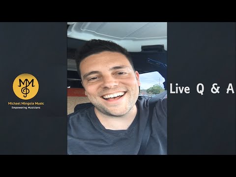 Live Q & A | Answering Your Music Questions | Michael Mingoia Music