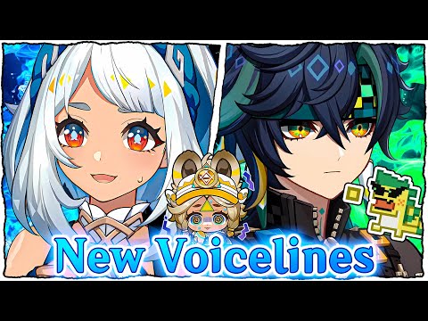 Ajaw "Dies".. Mualani a bit too chill.. Kinich and Kachina are Grateful | Genshin Impact voice lines