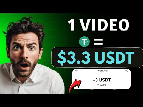 1 Video = $3.05 | Earn USDT by watching videos | Make money online