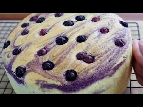 无油低糖配方 蓝莓酸奶蛋糕 Blueberry Yogurt Cake/요구르트 블루베리 케이크/ヨーグルトブルーベリーケーキ