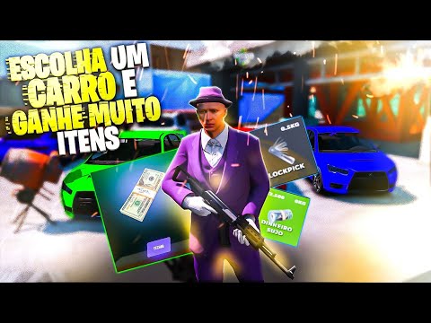 FUI ABENÇOAR JOGADORES HUMILDE COM muito LOOT VIP no GTA RP