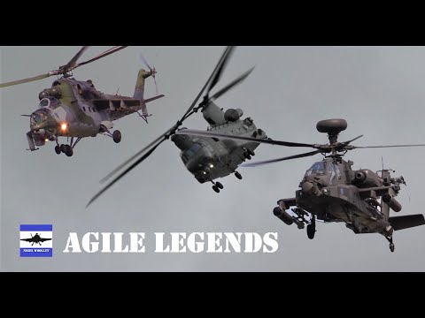 Agile Legends  Mi24 Hind   AH64 Apache  &  CH47 Chinook