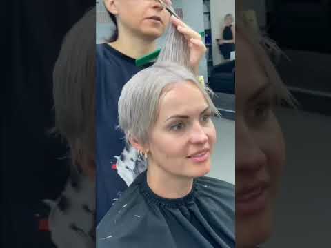 Pixie haircut time-lapse video #sck #cuttingtutorial #haircuttutorials