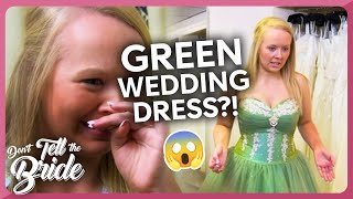 A GREEN Wedding Dress?! | Don't Tell The Bride