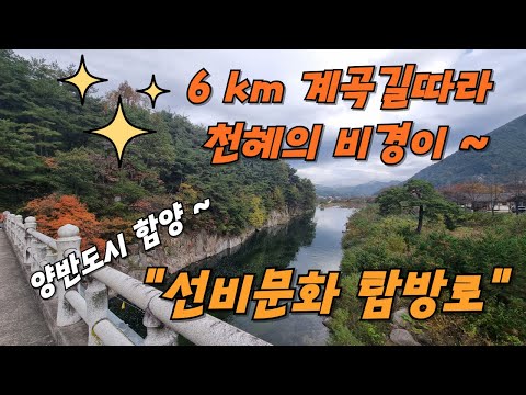 6 km 계곡길따라 천혜의 비경 ~ 함양 "선비문화 탐방로 " # 함양 여행 # 국내 여행 # 당일치기 여행 # 당일치기 국내여행 # 트레킹하기 좋은 곳 # 가족 여행