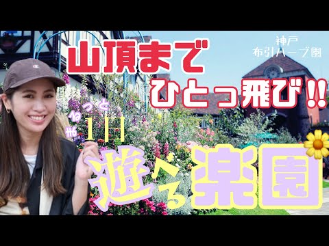 【超絶穴場😳コスパも良し😏👌】神戸観光のおすすめコース!!神戸布引ハーブ園が最高【ロープウェイ】