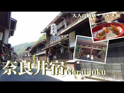 【長野旅行vlog】奈良井宿観光♪江戸の町並みで癒しと食べ歩きの旅☆ 奈良井宿〜開田高原