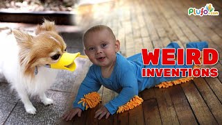 10 Weird inventions that actually exist || Invention of new weird technology || #invention #plufo