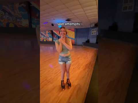 figure skater tries ROLLER SKATING 🛼🙈 #figureskating #iceskater #rollerskating #figureskater