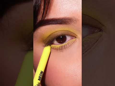 Quick & easy yellow eyeshadow look💛 #colourpopme